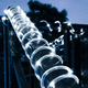 thumbnail image 5 of Luz de cuerda solar, 32,8 pies/10 M 100 LED Cadena de luz de tubo para jardín, patio, camino, cerca, escalera, patio trasero, 5 of 5