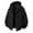 Black, variant on Mens Jackets Zipper Pockets Outwear Big and Tall Warm Long Sleeve Hooded Lightweight Coats for Men