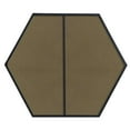 thumbnail image 4 of Elegant Decor Metal frame hexagon mirror 38 inch in Black, 4 of 13