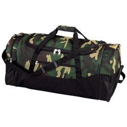 black camo gym bag
