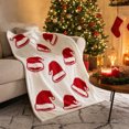 thumbnail image 7 of Eoozwa Christmas Ornaments Flannel Throw Blanket All Season Using Ultra Soft Fuzzy Plush Cozy Non-shedding Blanket for Couch Sofa Bed Camping, Ideal Gift for Adults, 7 of 7