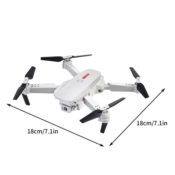 Pisexur Electronics - Dron plegable para hombre con cámara FPV 4K HD, cuadricóptero RC plegable con retención de altitud, ajuste de velocidad, giro y sistema de vibración. Electrónica para niños, org