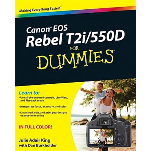 Pre-Owned Canon EOS Rebel T2i / 550d for Dummies (Paperback) 0470768819 9780470768815