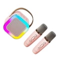 thumbnail image 1 of Inteprter El micrófono inalámbrico y el interesante altavoz con cambios de voz se divierten con las modulaciones de voz Electrónica Micrófono rosa+2, 1 of 6
