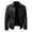 Black, variant on Herrnalise Men's Fashion Autumn Men's Leather Jackets Casual Tops Coats Red