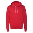 thumbnail image 2 of Unisex Hooded Sweater, Cotton/Poly Plain Hoodie - Red MH200HOOD M, 2 of 3