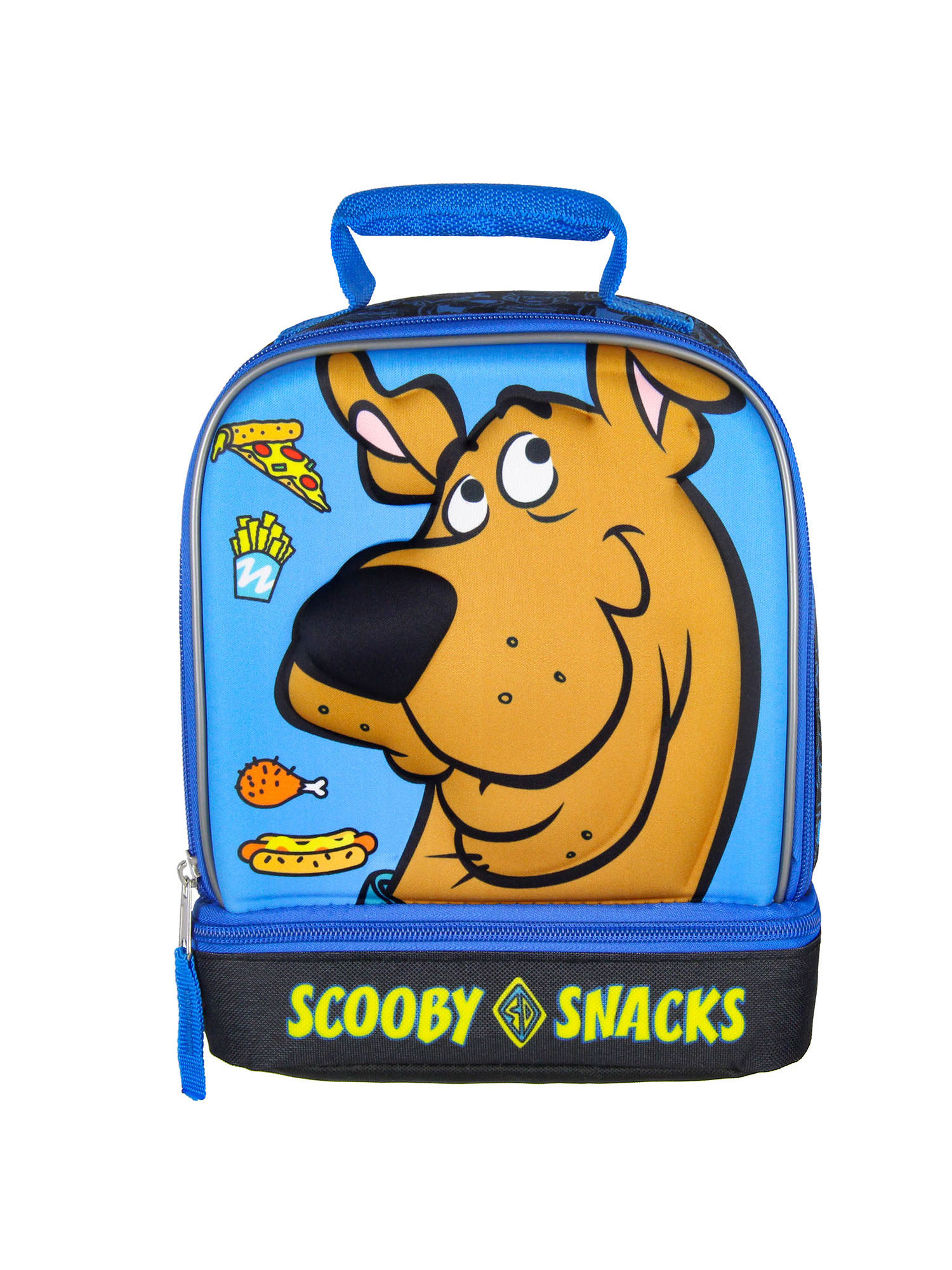 Scooby-Doo Scooby Snacks Dual Compartment Insulated Lunch Tote Bag 10"
