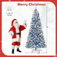 thumbnail image 3 of Costway 8 FT Artificial Christmas Tree, with 420 Warm White LED Lights 8 Lighting Modes, 3 of 10
