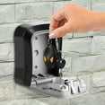thumbnail image 5 of Secure Key Lock Box Portable Wall Mounted Combination Code Storage Lockbox for Home Flats Garage Spare Keys Ideal for Realtors and Enhanced Security, 5 of 9