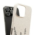 thumbnail image 3 of iPhone 15 Pro Case Eco-Friendly Minimalist Lavender Floral Biodegradable Phone Cover, 3 of 8