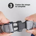 thumbnail image 6 of SPRING PARK Dog Car Harness Connector Strap, Multifunction Adjustable Reflective Vest Harness Suede with Metal Buckle Car Vehicle Safety Seat Belt, 6 of 7