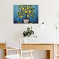 thumbnail image 5 of Chilfamy Lemons Flowers Canvas Print Wall Art Home Decoration 16x12in, 5 of 6