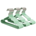 thumbnail image 2 of Children’S Pastel Green Slim Hangers, Non Slip Hangers, Space Saving Hangers for Clothes, Metal Hangers for Clothes, 12X7 Inch Reinforced Lightweight Kids Garment Hangers, No, 2 of 4