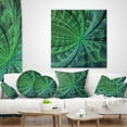 thumbnail image 4 of Designart Symmetrical Soft Green Fractal Flower - Floral Throw Pillow - 18x18, 4 of 5