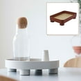 thumbnail image 4 of Plateau de Rangement Porte-Clés Style Simple Petits Objets Organisateur Intérieur Décoration de Table Blanc, 4 of 10