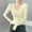 #Yellow(New), variant on PNTUTB Women's Long Sleeve V-neck Pullover Solid Color Comfortable Shirt Soft Basic Tees Blouses
