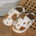 thumbnail image 6 of ZHOGXU Men Women House Slippers Cow Print Memory Foam Thick Sole Slides Shoes Indoor and Outdoor, 6 of 6