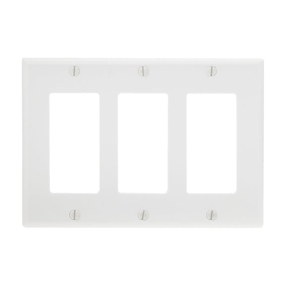 Leviton Decora Decorator Wall Plate - Pack of 4