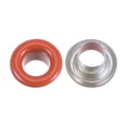 thumbnail image 4 of Unique Bargains 100PCS Grommets Eyelets 1/6 Inch (4mm) ID Hole Metal Self Backing Eyelet with Washers for Leather Orange, 4 of 7