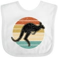 thumbnail image 3 of Inktastic Kangaroo Retro Australia Boys or Girls Baby Bib, 3 of 4