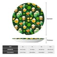 thumbnail image 2 of Kdxio St Patrick's Day10 Bone China Decorative Plate Ceramic Decorative Plate for Home Office Wall Stand Decorative Plates for Home Bedroom-8in, 2 of 6