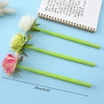 thumbnail image 4 of Giaone Pack of 3 Novelty Rose Flower Gel Ink Pens Black Refillable Signature Pen 0.5mm, 4 of 14