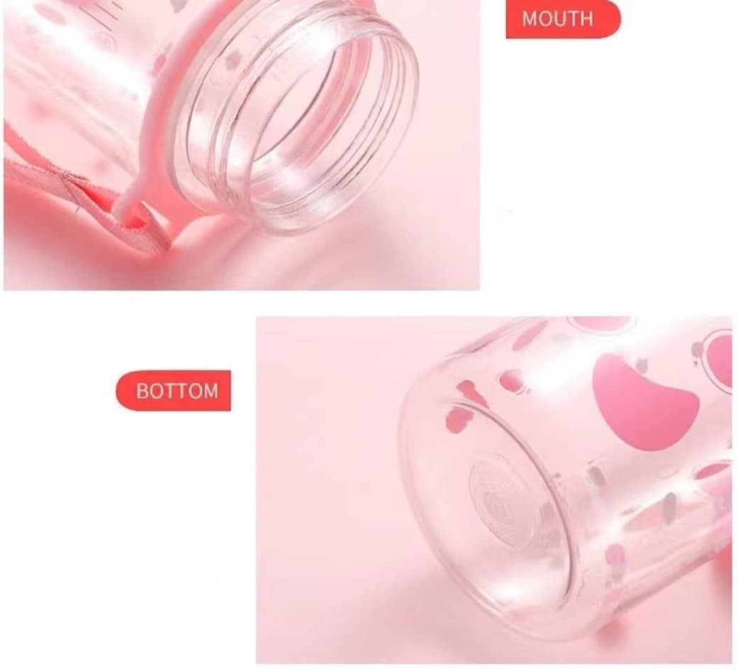 Cute Card Sakura Design Milk Carton Water Bottle Kawaii Water 