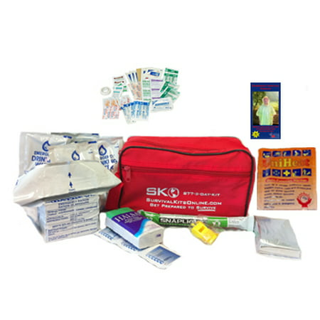 The Small Perfect Survival Kit for Earthquakes, Emergency, Disaster, Shelter in Place Auto, Home, Work,