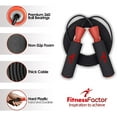 thumbnail image 6 of Fitness Factor Adjustable Skipping Jump Rope Tangle Free with Carrying Pouch Red, 6 of 10