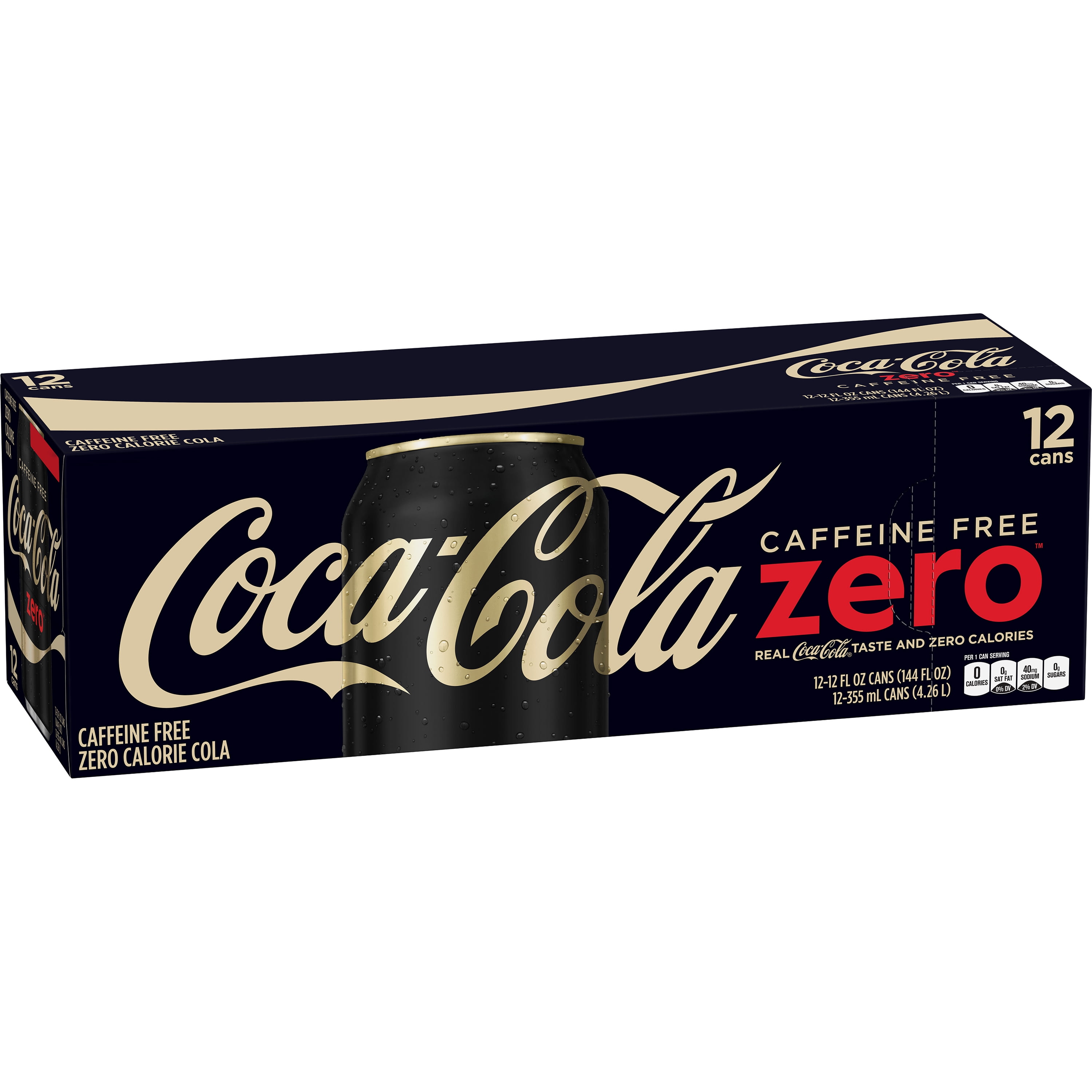 CocaCola CaffeineFree Zero Sugar Soda, 12 Fl. Oz., 12 Count