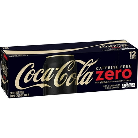 Coca-Cola Zero Sugar Caffeine Free Soda, 12 Fl Oz, 12 Count - Walmart.com