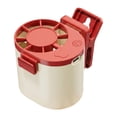thumbnail image 2 of Ventilador con clip para la cintura, ventilador de bolsillo, ventilador de mesa recargable de 3 velocidades, ventilador portátil personal Rojo Blanco, 2 of 9