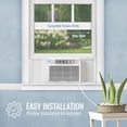 thumbnail image 5 of Keystone New 18,800 BTU 1000 Sq Ft Window Air Conditioner with 16,000 BTU Supplemental Heat, White, 5 of 23