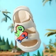 thumbnail image 5 of Toddler Boys Girls Sandals - Kids Water Sandals Slides, Lightweight EVA Quick Dry Waterproof Beach Pool Summer Shoes With Dinosaur Pattern, 5 of 8