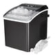 thumbnail image 1 of Máquina de hielo Koolatron, encimera portátil, 12 kg/día, acero negro, 1 of 5