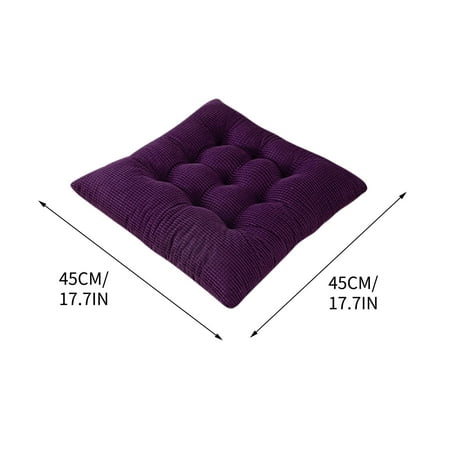 

Yatlte Seat Cushion Square Solid Color Velvet Seat Cushion with Handle Soild Soft Corduroy Seat Cushion Chair Pads for Kitchen Dining Office Chairs