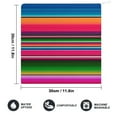 thumbnail image 2 of Mexican Blanket Striped Fiesta Serape Towels for Bathroom, Kitchen, Gym, Towels, Soft, Highly Absorbent, Hanging Towel with Hanging Eyelet, 2 of 8