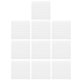 thumbnail image 1 of 10pcs Papel adhesivo Blocsepads Papelería Línea transversal Nota Pads Memo Pads (Blanco), 1 of 7
