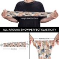 thumbnail image 4 of Goofa Watercolor Plants Pattern UV Sun Protection Arm Sleeves, UPF 50 Sports Cooling Arm Compression Sleeves for Men Women Teenager, 4 of 8