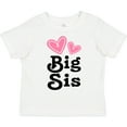 thumbnail image 3 of Inktastic Love Hearts Big Sis Girls Toddler T-Shirt, 3 of 5