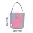 thumbnail image 3 of Cesta Tote de Pascua, Cesta con Estampado de Conejo de Pascua, Cesta para Huevos de Pascua y Regalos, Adecuada para Ocasiones Temáticas de Pascua, 3 of 6