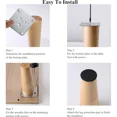 thumbnail image 4 of Set of 4 wooden furniture legs (12 cm) Legs for bed Right coffee table, 4 of 5