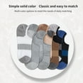 thumbnail image 5 of Hehanda 6 Pairs of Men's Breathable Cotton Boat Socks Silicone Non-Slip Short Socks, 5 of 6