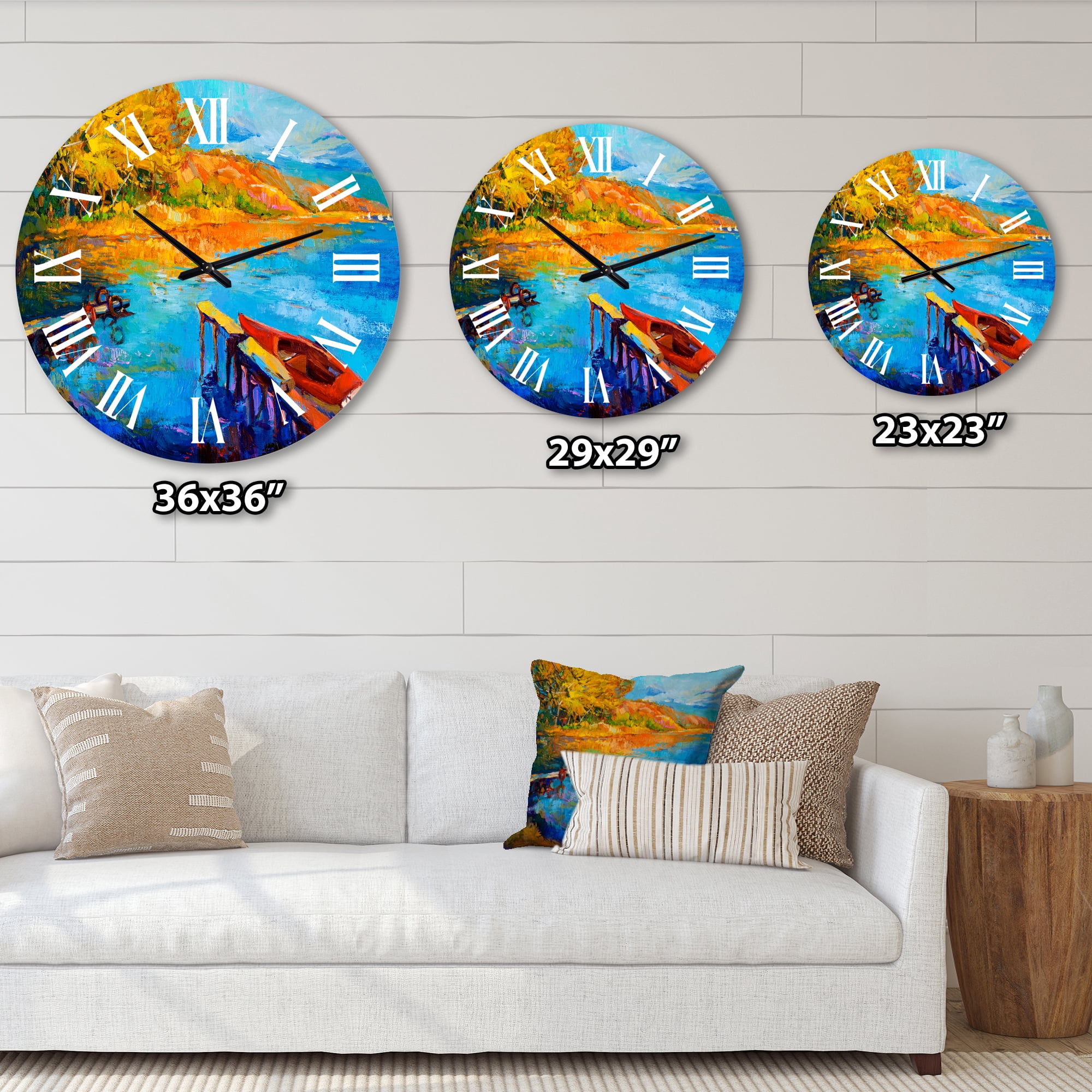 Designart 1 in Wall Clock