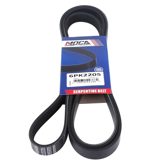 MOCA AUTOPARTS 6PK2205 Serpentine Automotive Replacement Belt