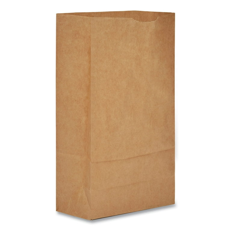 Grocery Paper Bags, 35 lb Capacity, #6, 6 Grocery Paper Bags, 35 lb Capacity, #6, 6