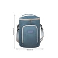 thumbnail image 2 of Insulated Round Bento Lunch Bag for Students with Thick Foam Cooler, Waterproof Lining, 6.4L Capacity for Picnic and Food Storage, 2 of 6