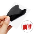 thumbnail image 3 of Car Door Handle Sticker Carbon Fiber Protector Fiber Handle Film Anti-scratch Universal Auto Handle Cover, Red, 3 of 8