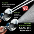 thumbnail image 2 of 4X High Pressure 10-mode Filter Handheld Shower Head with Dual Power Wash - Clean Tub, Tile & Pets, Remove Chlorine, Metals & Toxins from Water to Protect Skin, Hair & Nails. Chrome Finish, 2 of 7