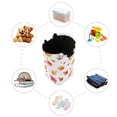 thumbnail image 7 of Yayeee Freestanding Laundry Hamper with Handle Collapsible Large Storage Basket for Clothes, Watercolor Autumn Leaves, 7 of 7